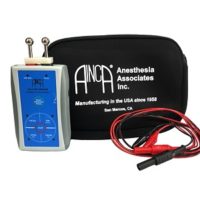 nerve stimulator with leads wires and carry case