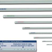 nine different size tube exchangers