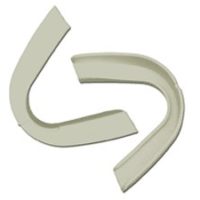 white vinyl dental guard