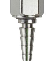 metal barbed tubing adapter or christmas tree connector