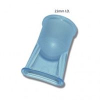 blue mouthpiece adapter