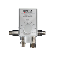 omega low flow oxygen blender